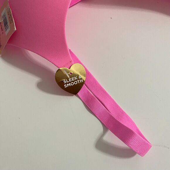 Juicy Couture Sleep & Smooth Pink Bra Size 38C Lined Adjustable Underwire - Picture 5 of 6